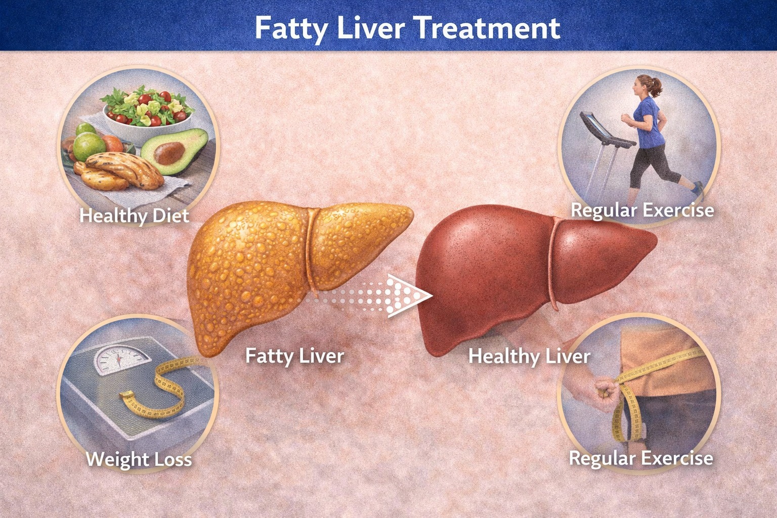 Alcohol-related liver damage illustration showing unhealthy liver effects explained by gastroenterologist in Raipur