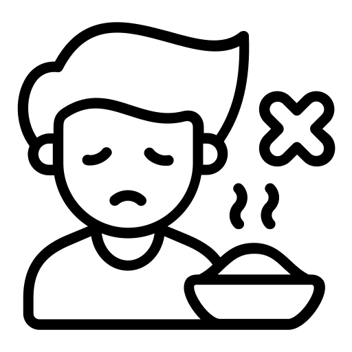 “Loss of appetite icon representing reduced hunger by Dr Manish Lunia Gastroenterologist and Hepatologist in Raipur”